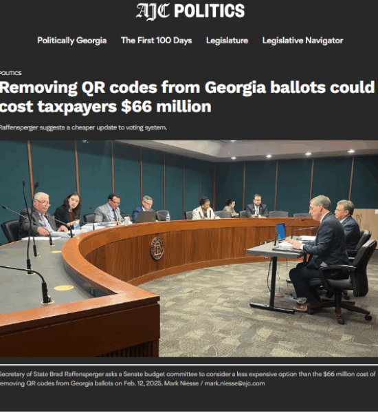 Georgia Election Security: QR Codes, Paper Ballots, and the Struggle for Integrity ad-mania