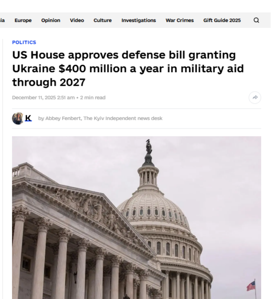 Republicans Just Quietly Sent ANOTHER $400 Million a Year to Ukraine – While Trump Sells $5M Golden Visas ad-mania